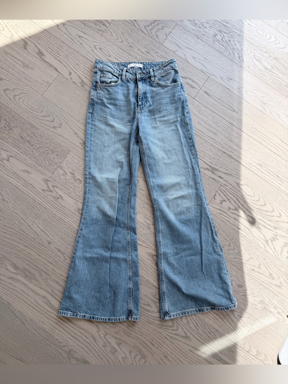 Mango wide leg jeans size 4